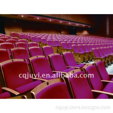 Floor mounted wood auditorium seating JY-608